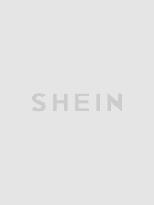 SHEIN Privé Solid Slit Hem High-Rise Skort